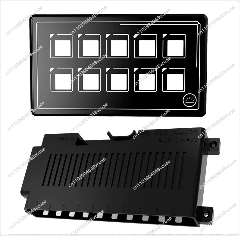For RV Light Waterproof Switch Panel App Control 10~ 30V Wide Voltage Marine LED Backlight Switch Panel
For RV Light Waterproof Switch Panel App Control 10~ 30V Wide Voltage Marine LED Backlight Switch Panel
