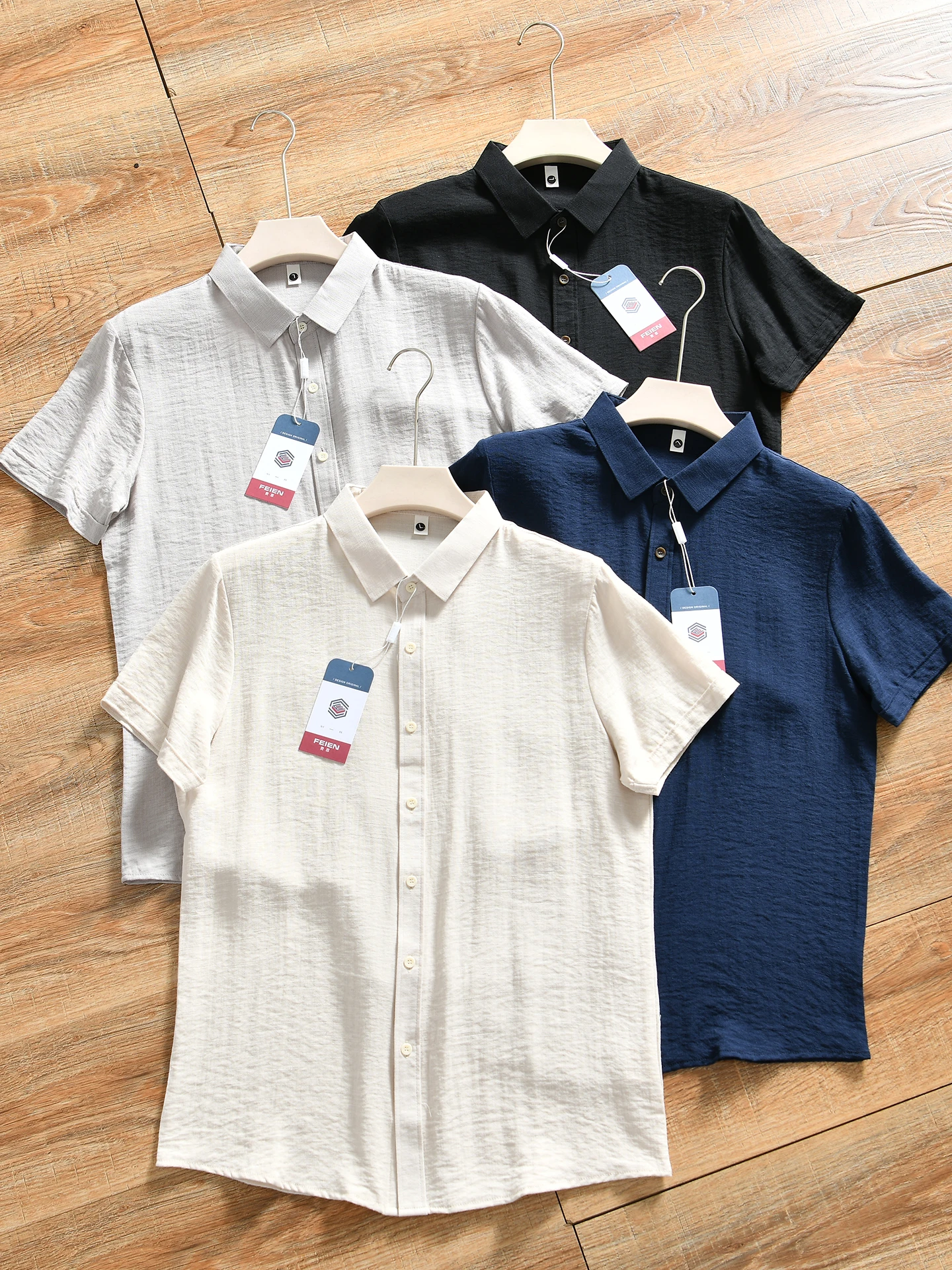 High-Drape Linen Blend Casual Texture Men's Summer Business Casual Lightweight Breathable Short Sleeve Shirt
High-Drape Linen Blend Casual Texture Men's Summer Business Casual Lightweight Breathable Short Sleeve Shirt