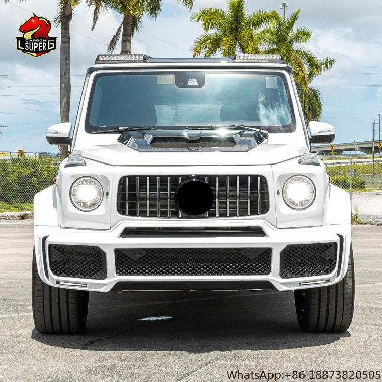 Широкий обвес в стиле B для BENZ G Class 2019 W463A W464 Передний задний бампер с решеткой, высококачественный комплект кузова
Широкий обвес в стиле B для BENZ G Class 2019 W463A W464 Передний задний бампер с решеткой, высококачественный комплект кузова