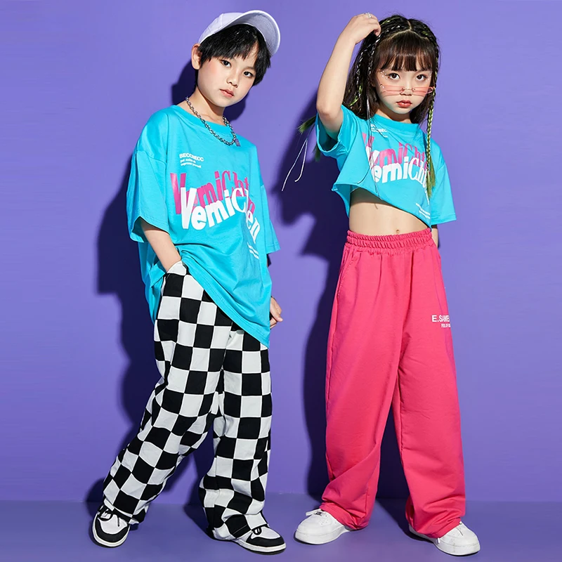 Hip Hop Dance Costume Suit Summer Loose Tops Paid Pants Boys Street Dance Wear Girls Jazz Dancing Clothes Dancer Outfit YS3314
Hip Hop Dance Costume Suit Summer Loose Tops Paid Pants Boys Street Dance Wear Girls Jazz Dancing Clothes Dancer Outfit YS3314