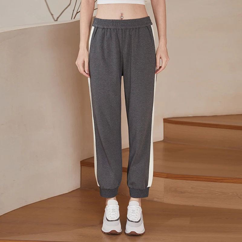 K1294L Luxury brand women's clothing Cotton Sweatpants Athleisure trousers for lady spring autumn
K1294L Luxury brand women's clothing Cotton Sweatpants Athleisure trousers for lady spring autumn