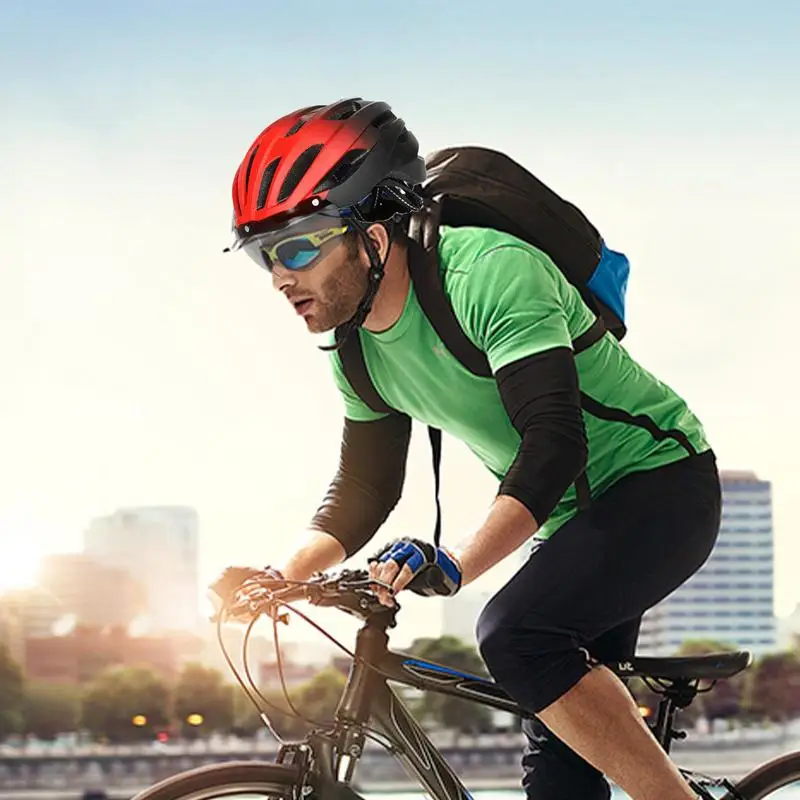 Bike Helmets Cycling Helmets With Detachable Goggles Removable Sun Visor Mountain & Road Bicycle Helmets For Men Women Helmets
Bike Helmets Cycling Helmets With Detachable Goggles Removable Sun Visor Mountain & Road Bicycle Helmets For Men Women Helmets