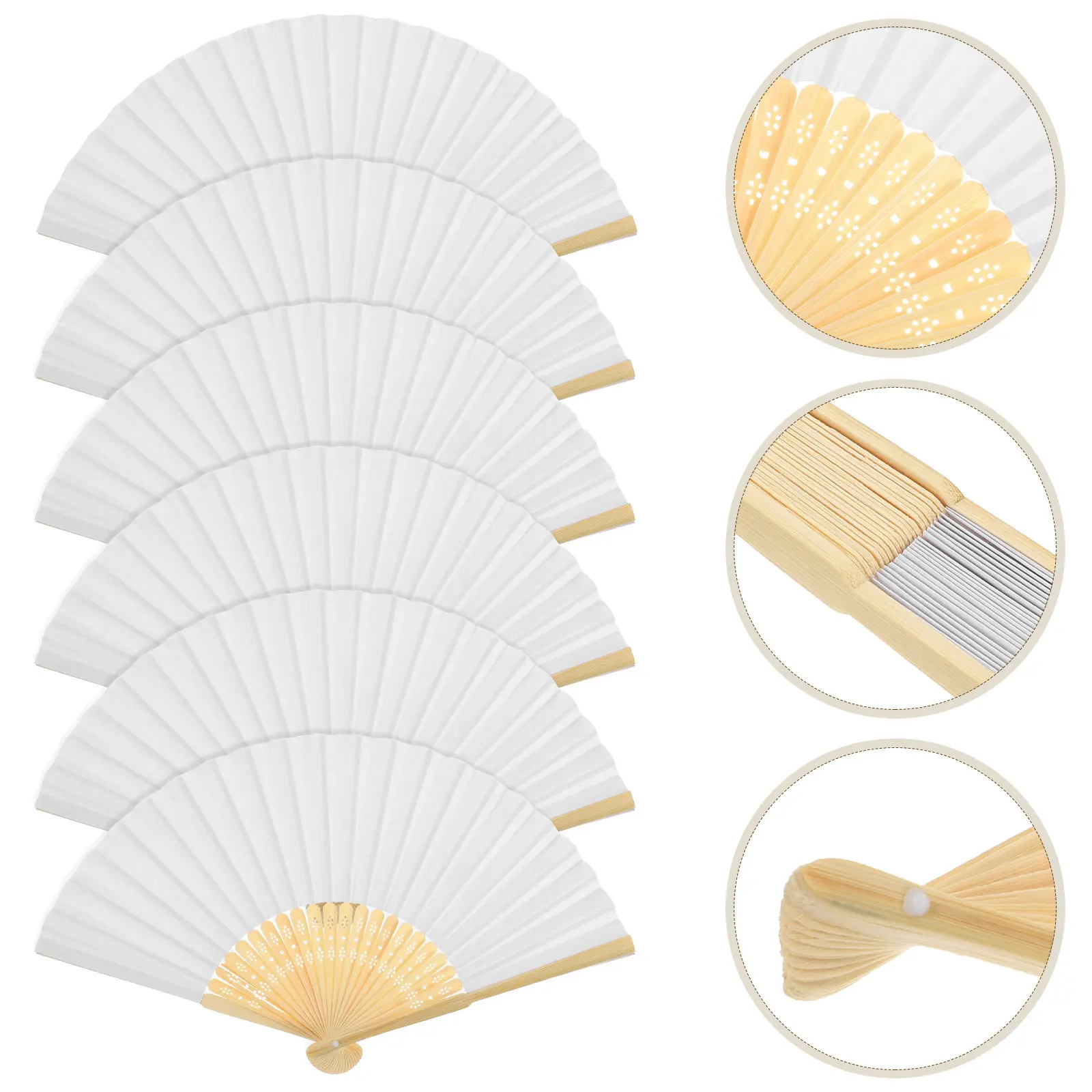 12Pcs Blank Hand Folding Chinese Fans Portable Handheld Dance Performance Wedding Foldable Fans for Women Decorative Oriental
12Pcs Blank Hand Folding Chinese Fans Portable Handheld Dance Performance Wedding Foldable Fans for Women Decorative Oriental
