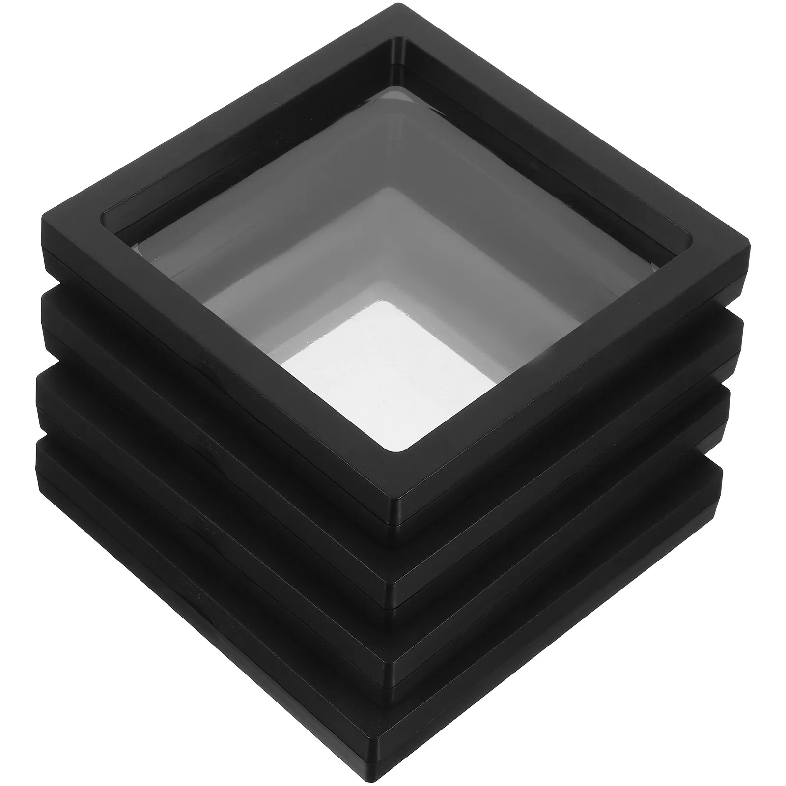 4Pcs 3D Suspended Jewelry Display Frame Floating Ring Holder Transparent Coin Case Desktop Organizer Stable Wear Resistant
4Pcs 3D Suspended Jewelry Display Frame Floating Ring Holder Transparent Coin Case Desktop Organizer Stable Wear Resistant