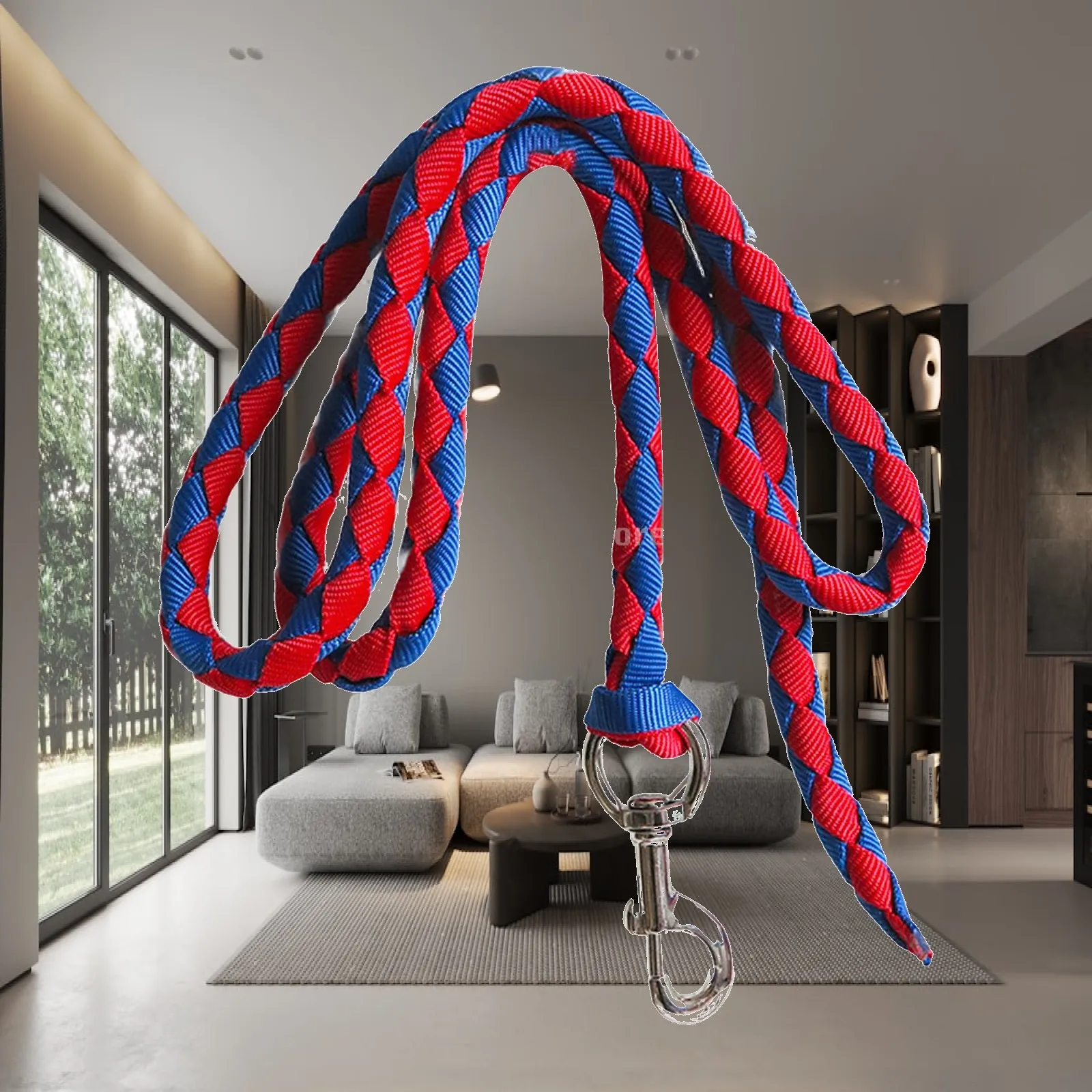 Livestock Training Lead Rope Heavy Duty PP Swivel Buckle for Horse Halters and Pet Leash Purposes
Livestock Training Lead Rope Heavy Duty PP Swivel Buckle for Horse Halters and Pet Leash Purposes