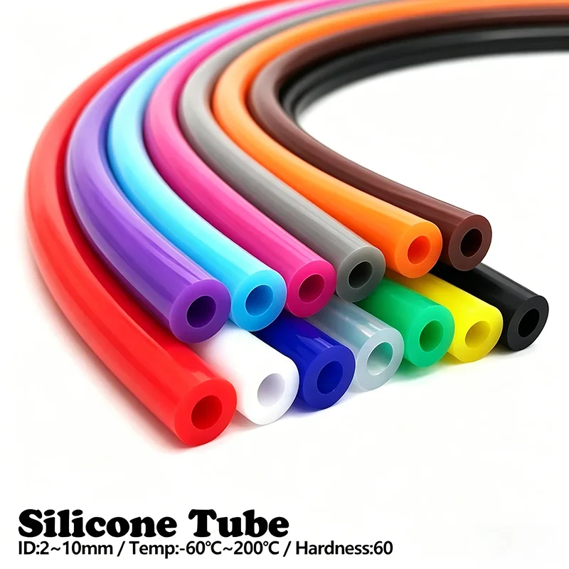 ID6mmxOD8mm Colorful Food Grade Non-toxic Silicone Tube Non-toxicty Drink Tubing Rubber Hose Water Connector Plumbing
ID6mmxOD8mm Colorful Food Grade Non-toxic Silicone Tube Non-toxicty Drink Tubing Rubber Hose Water Connector Plumbing