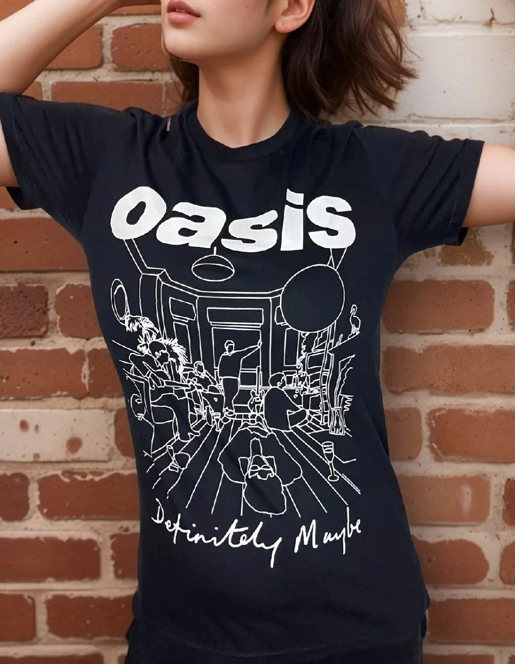 American Women's Oasis T-Shirt Band T-Shirt Latest Women's Tops Summer Men's and Women's Fashion Streetwear
American Women's Oasis T-Shirt Band T-Shirt Latest Women's Tops Summer Men's and Women's Fashion Streetwear