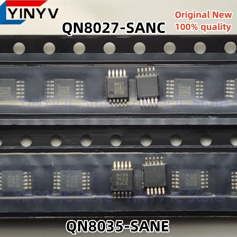 20 шт. QN8027-SANC QN8027 8027 FM-передатчик IC чип QN8035-SANE QN8035 8035 MSOP10 FM-приемник для портативных устройств 100% новый
20 шт. QN8027-SANC QN8027 8027 FM-передатчик IC чип QN8035-SANE QN8035 8035 MSOP10 FM-приемник для портативных устройств 100% новый