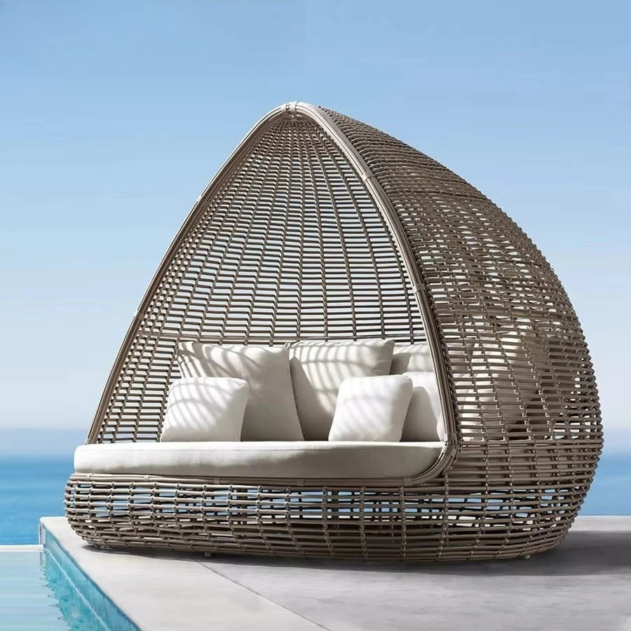 Modern Aluminum Rattan Garden Daybed Set Outdoor Furniture Waterproof Upholstery Cushions Eco-Friendly Durable Living Room Patio
Modern Aluminum Rattan Garden Daybed Set Outdoor Furniture Waterproof Upholstery Cushions Eco-Friendly Durable Living Room Patio