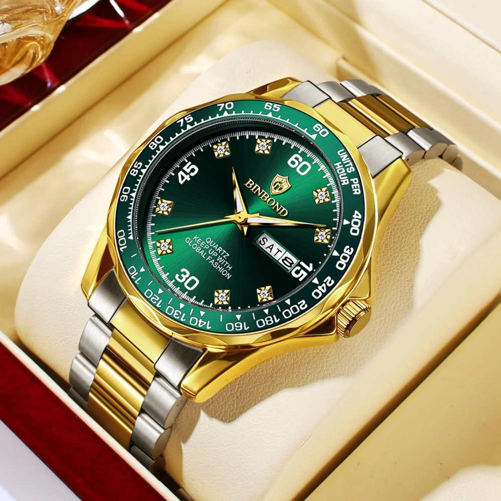 2025 Men's Fashion Business Sports Steel Strip Waterproof Clock Quartz Watch Luxury Star Minimalist Watches For Man Wristwatch
2025 Men's Fashion Business Sports Steel Strip Waterproof Clock Quartz Watch Luxury Star Minimalist Watches For Man Wristwatch