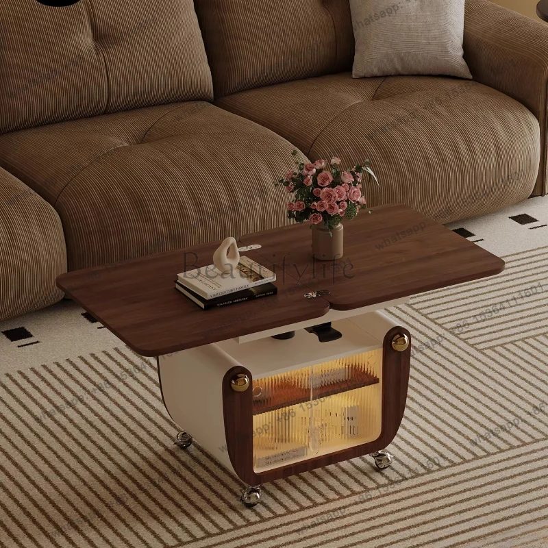 French mobile folding coffee table light luxury high sense creative lift coffee table living room home
French mobile folding coffee table light luxury high sense creative lift coffee table living room home