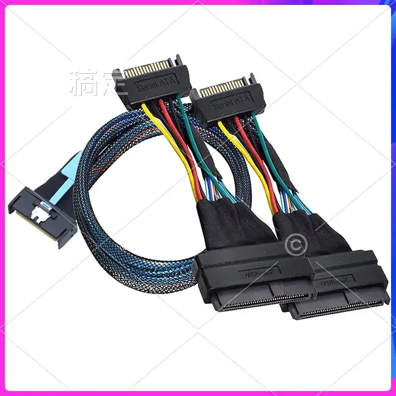 AP-Slimline SAS MCIO 8I 74P к двойному SFF 8639 с кабелем питания SATA 15P для кабеля адаптера сервера
AP-Slimline SAS MCIO 8I 74P к двойному SFF 8639 с кабелем питания SATA 15P для кабеля адаптера сервера