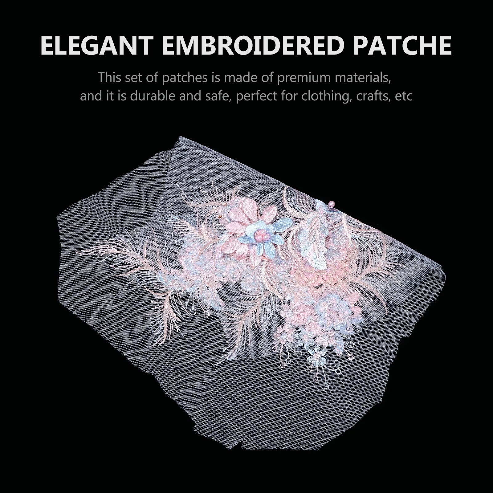 Embroidered Lace Patch Beads Sequins Gauze Dress Accessory Unique DIY Decor Polyester Handmade Thick Clear Patterns
Embroidered Lace Patch Beads Sequins Gauze Dress Accessory Unique DIY Decor Polyester Handmade Thick Clear Patterns
