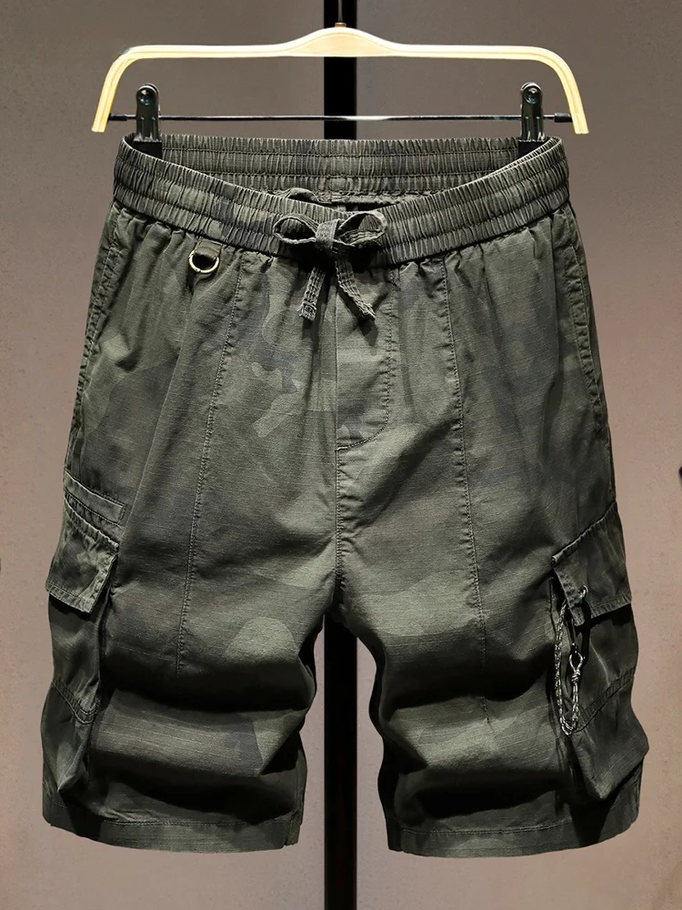 High-End Camouflage Workwear orts Men's Summer Trendy Brand American Pure Cotton Elastic Waist Multi-ket Loose Straight ...
High-End Camouflage Workwear orts Men's Summer Trendy Brand American Pure Cotton Elastic Waist Multi-ket Loose Straight ...
