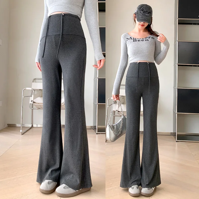 Maternity High Waist Drawstring Drapey Flared Pants Autumn Winter New Style No Pad Belly Comfortable Long Trousers for Pregna...
Maternity High Waist Drawstring Drapey Flared Pants Autumn Winter New Style No Pad Belly Comfortable Long Trousers for Pregna...
