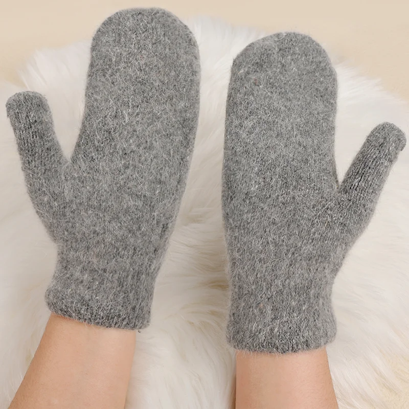 Plush Thickened Fingerless Gloves Mittens For Women Outdoors Warm Full Finger Gloves Lovely Cashmere Glove Korean Simple Mitten
Plush Thickened Fingerless Gloves Mittens For Women Outdoors Warm Full Finger Gloves Lovely Cashmere Glove Korean Simple Mitten