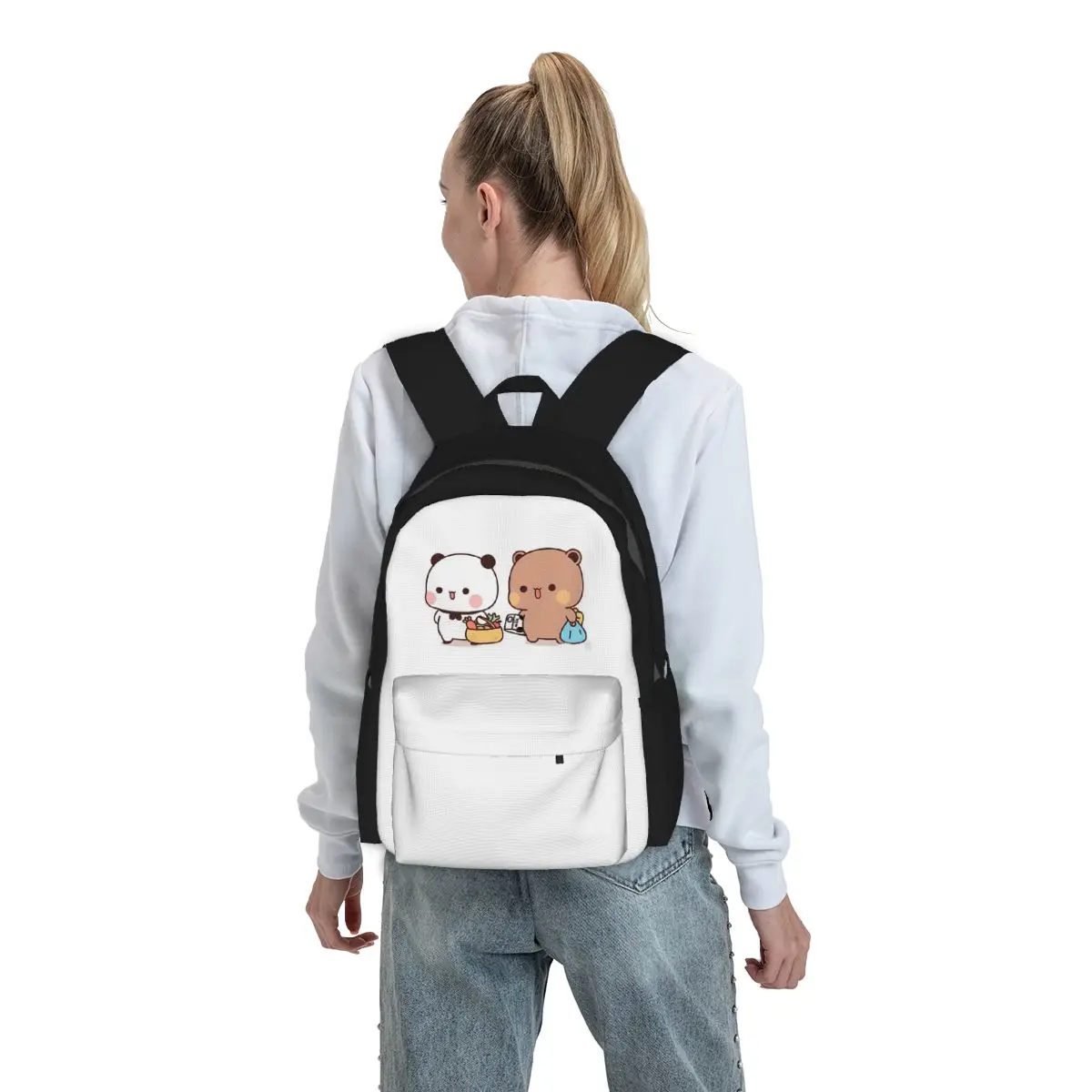 Cute Bubu And Dudu Backpack Boys Girls BookBag Kids School Bag Computer Shoulder Bags for Men Women
Cute Bubu And Dudu Backpack Boys Girls BookBag Kids School Bag Computer Shoulder Bags for Men Women