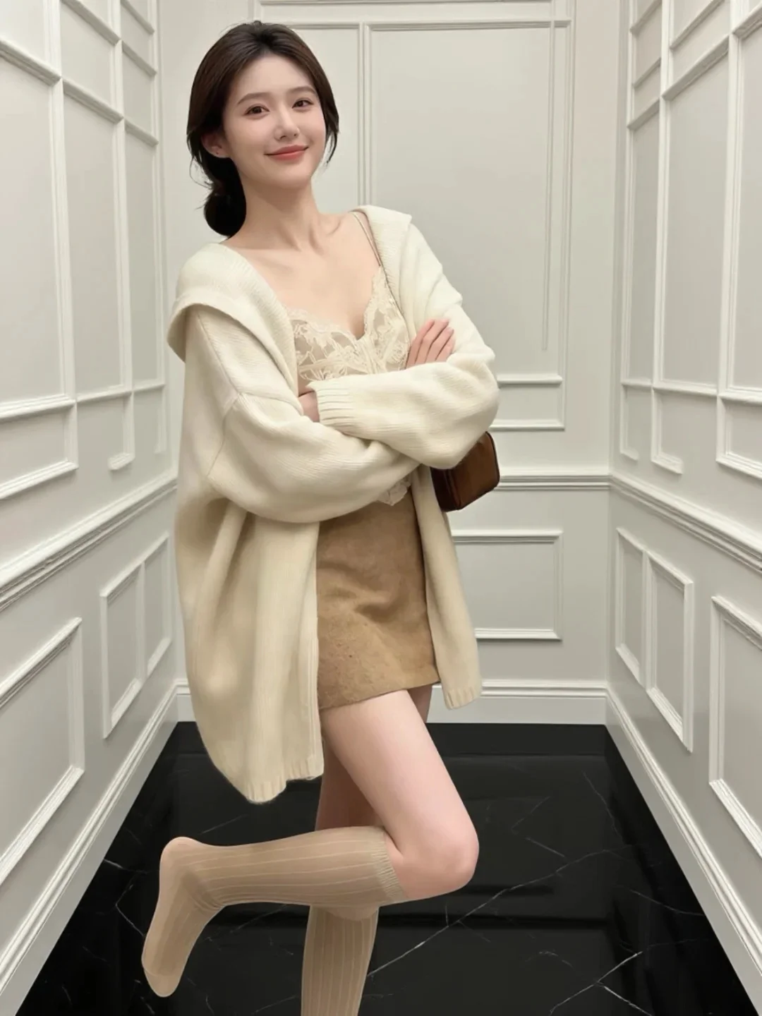 Korean Design Knitted Set Women's Faionable Early Autumn f Skirt Trendy Outerwear Strapl V-Ne Long Sve Top
Korean Design Knitted Set Women's Faionable Early Autumn f Skirt Trendy Outerwear Strapl V-Ne Long Sve Top