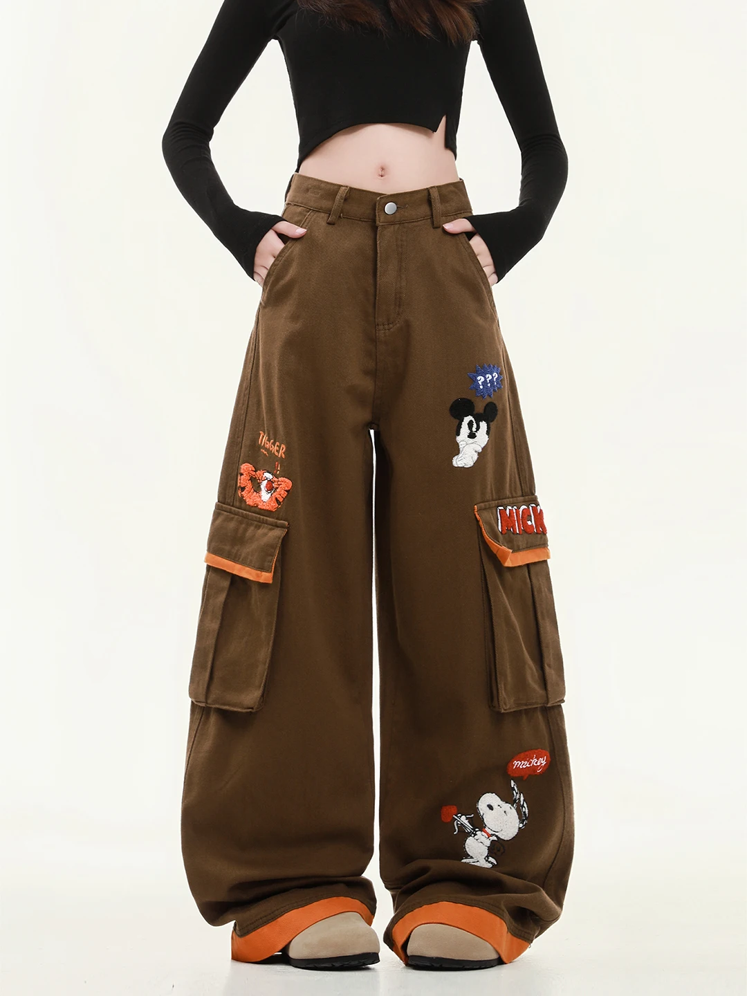 plus Size 300 Pounds Embroidered Casual Denim Work Pants Women's Trendy Wide Leg Loose Fit Jeans Autumn Seasonal Wear for Ladies
plus Size 300 Pounds Embroidered Casual Denim Work Pants Women's Trendy Wide Leg Loose Fit Jeans Autumn Seasonal Wear for Ladies