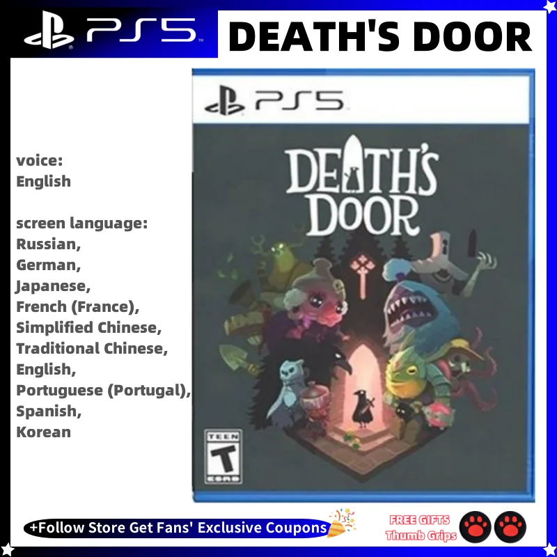 Playstatio5 PS5 Новый игровой компакт-диск Death's Door Playstation5 Игровая карта Ps5 Игры Death's Door
Playstatio5 PS5 Новый игровой компакт-диск Death's Door Playstation5 Игровая карта Ps5 Игры Death's Door