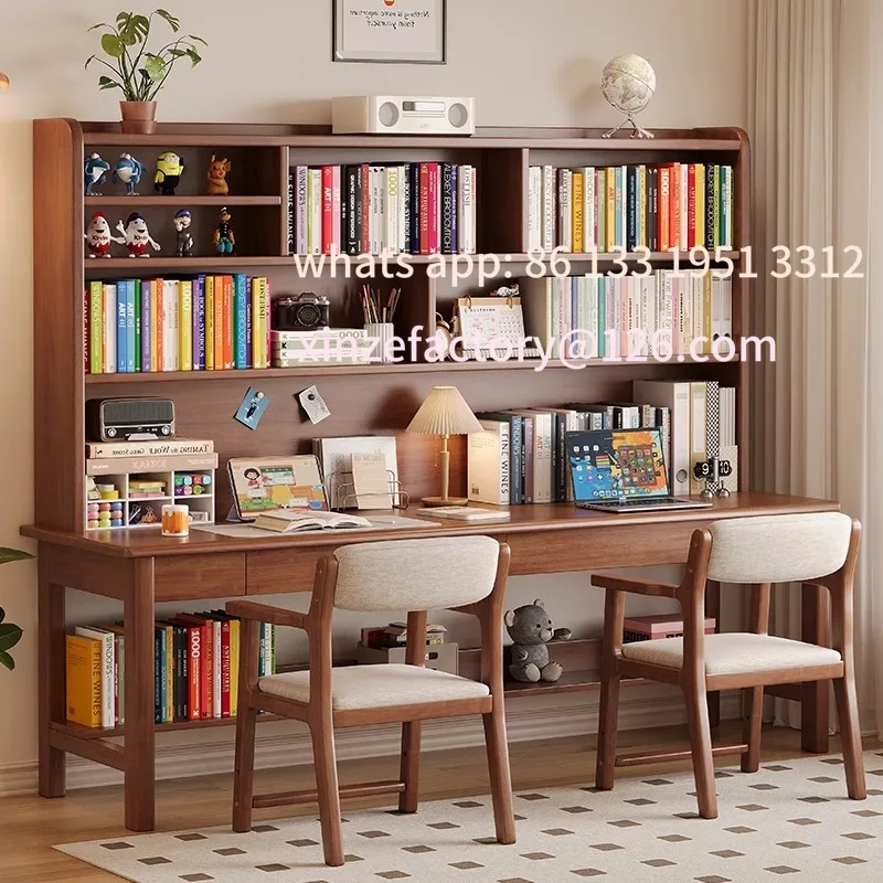 Bookshelf all-in-one table home children's study table living room simple computer table student writing
Bookshelf all-in-one table home children's study table living room simple computer table student writing