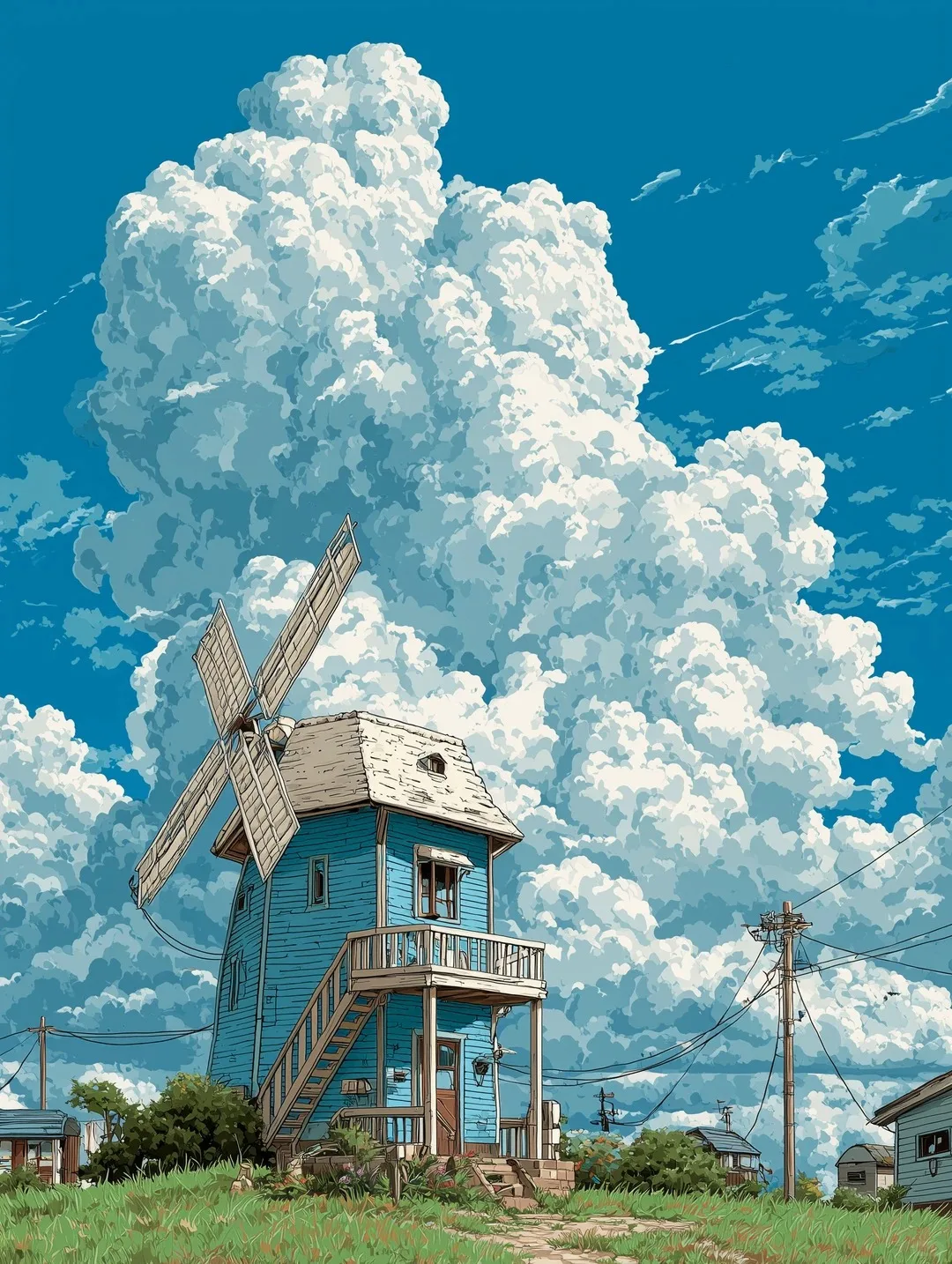 1000PCS Blue Windmill Cottage Jigsaw Puzzle, Anime Style Art for Gameroom Bedroom Livingroom Gift Challenging Game
1000PCS Blue Windmill Cottage Jigsaw Puzzle, Anime Style Art for Gameroom Bedroom Livingroom Gift Challenging Game