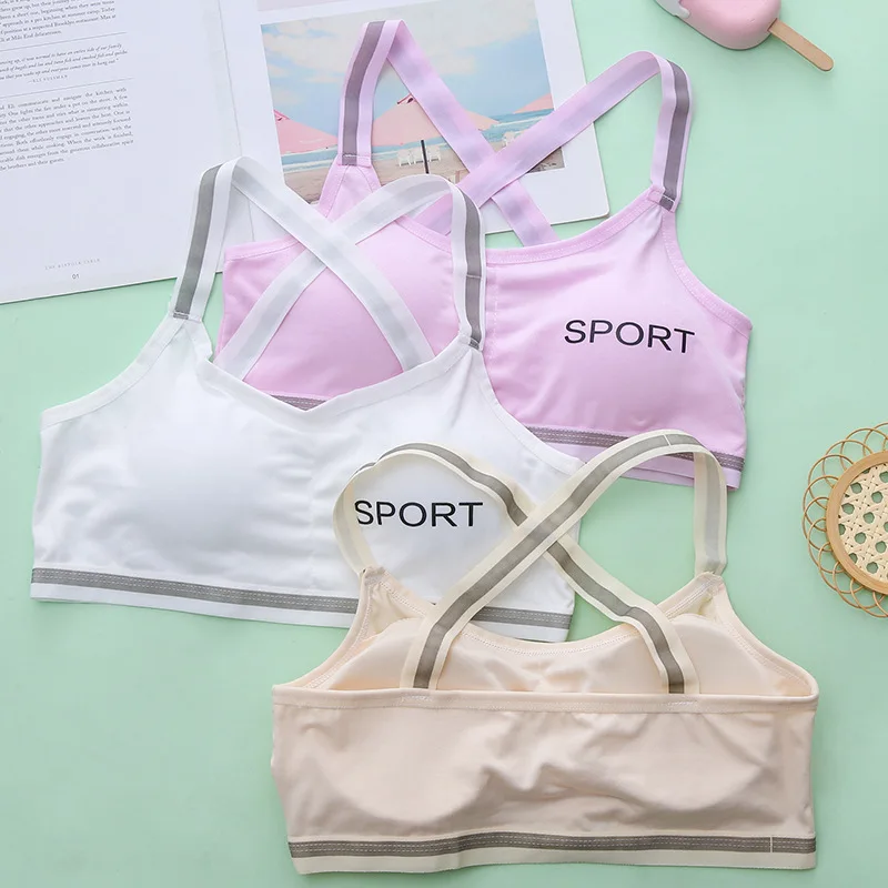 7-15Y Cotton Children Training Bra Puberty Sports Bras Teenager Underwear Tube Top Comfortable Sport Girls Bra
7-15Y Cotton Children Training Bra Puberty Sports Bras Teenager Underwear Tube Top Comfortable Sport Girls Bra