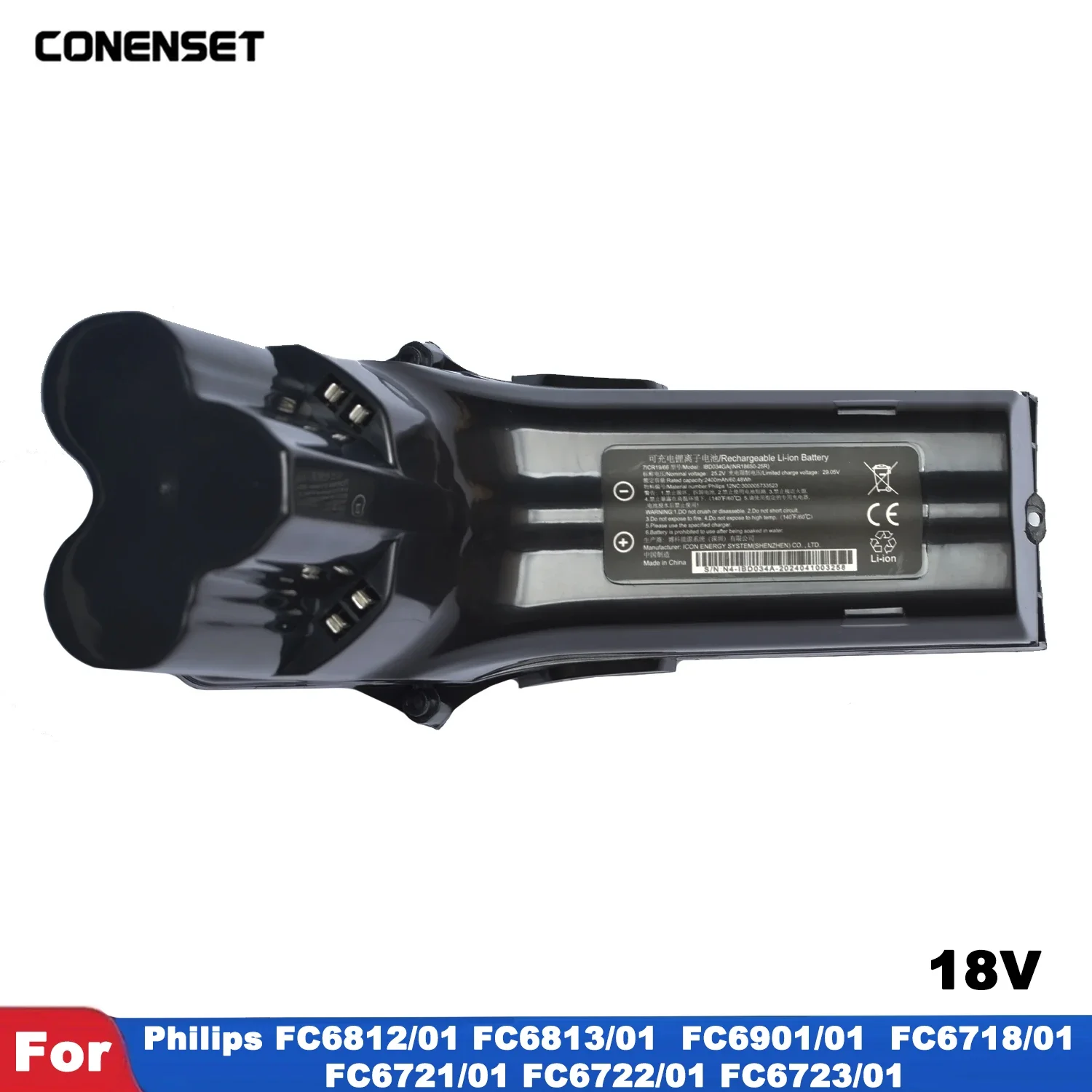 Сменный аккумулятор 18 В для беспроводного пылесоса Philips FC6812/01 FC6813/01 FC6901/01 FC6718/01 FC6721/01 FC6722/01 FC6723/01
Сменный аккумулятор 18 В для беспроводного пылесоса Philips FC6812/01 FC6813/01 FC6901/01 FC6718/01 FC6721/01 FC6722/01 FC6723/01
