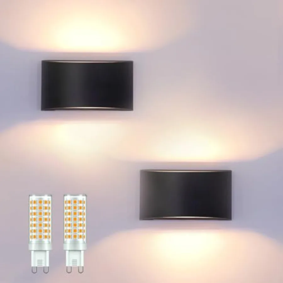 Modern LED Wall Sconce, Warm 3000K, Hardwired Indoor Wall Lights Set of 2 Up and Down Wall Mount Light for Living Room Bedroom
Modern LED Wall Sconce, Warm 3000K, Hardwired Indoor Wall Lights Set of 2 Up and Down Wall Mount Light for Living Room Bedroom