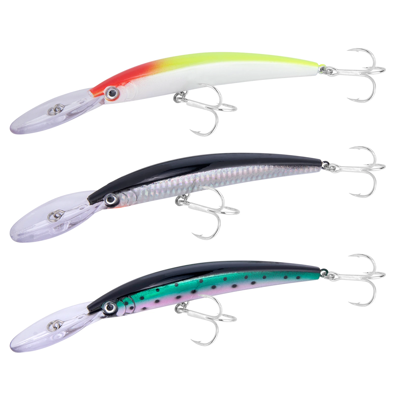 26.9g Trolling Fishing Lure Hard Bait Jerkbait Artificial Bait Deep Diving Minnow Swimbait for Deep Sea Fishing Mackerel
26.9g Trolling Fishing Lure Hard Bait Jerkbait Artificial Bait Deep Diving Minnow Swimbait for Deep Sea Fishing Mackerel