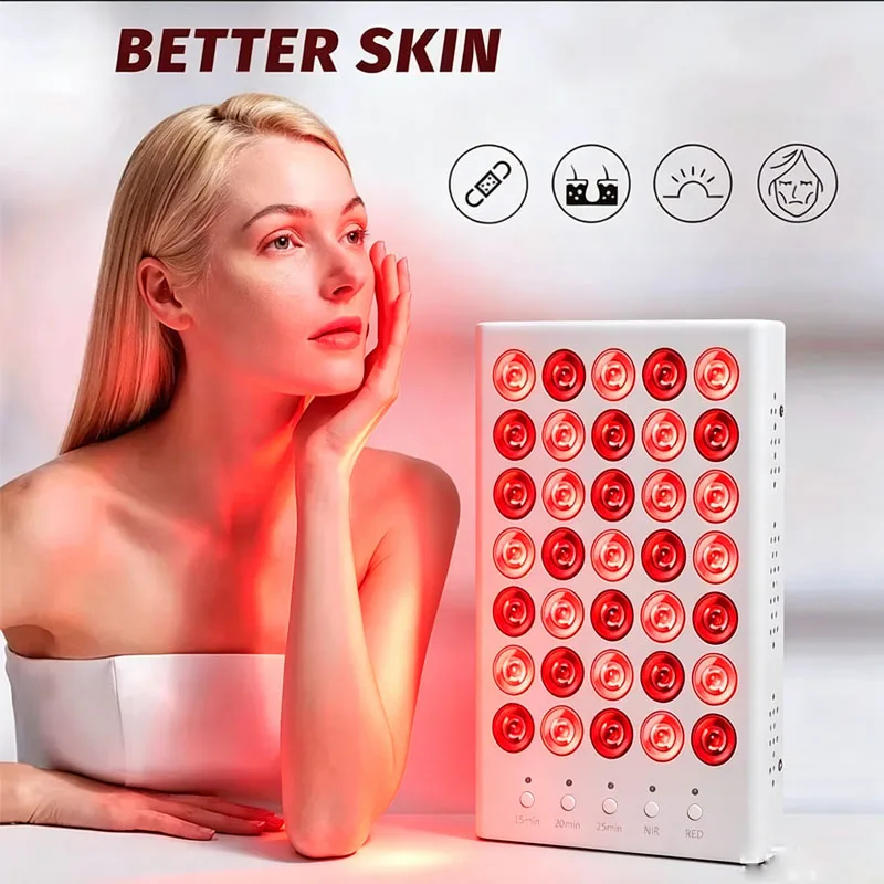 NEW 850nm 660nm Panel Lamps 40 LEDs Red&Infrared Light Therapy Lamp Back Burn Fat Wrap Slimming Machine Waist Heat Pad Full Body
NEW 850nm 660nm Panel Lamps 40 LEDs Red&Infrared Light Therapy Lamp Back Burn Fat Wrap Slimming Machine Waist Heat Pad Full Body