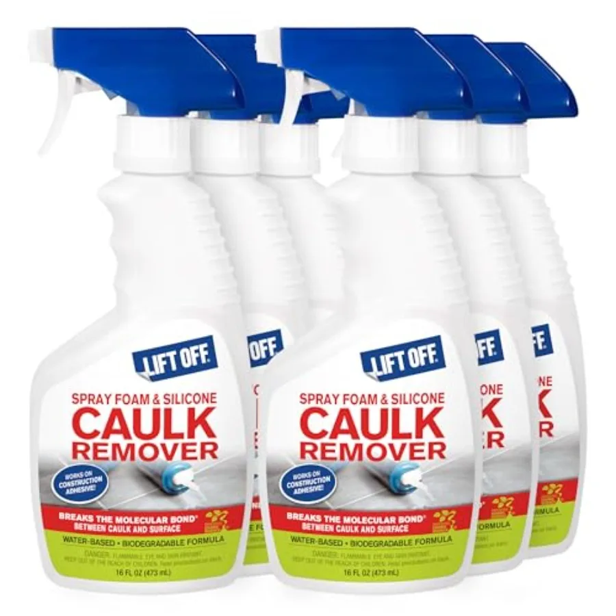 41116-6PK 16-Ounce Spray Foam and Silicone Caulk Remover Spray Safe on Showers, Construction Adhesives, Stainless Steel, Cerami
41116-6PK 16-Ounce Spray Foam and Silicone Caulk Remover Spray Safe on Showers, Construction Adhesives, Stainless Steel, Cerami