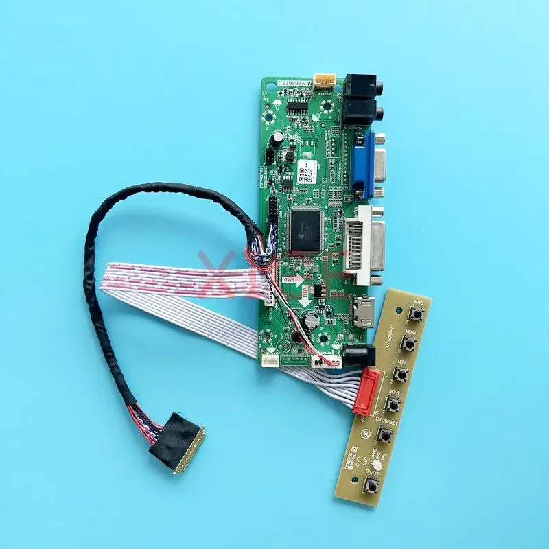 LCD Controller Driver Board Fit LP101WSA HT101WSB VGA DVI Audio Laptop Matrix 10.1" HDMI-Compatible LVDS 40 Pin 1024x600 DIY Kit
LCD Controller Driver Board Fit LP101WSA HT101WSB VGA DVI Audio Laptop Matrix 10.1" HDMI-Compatible LVDS 40 Pin 1024x600 DIY Kit