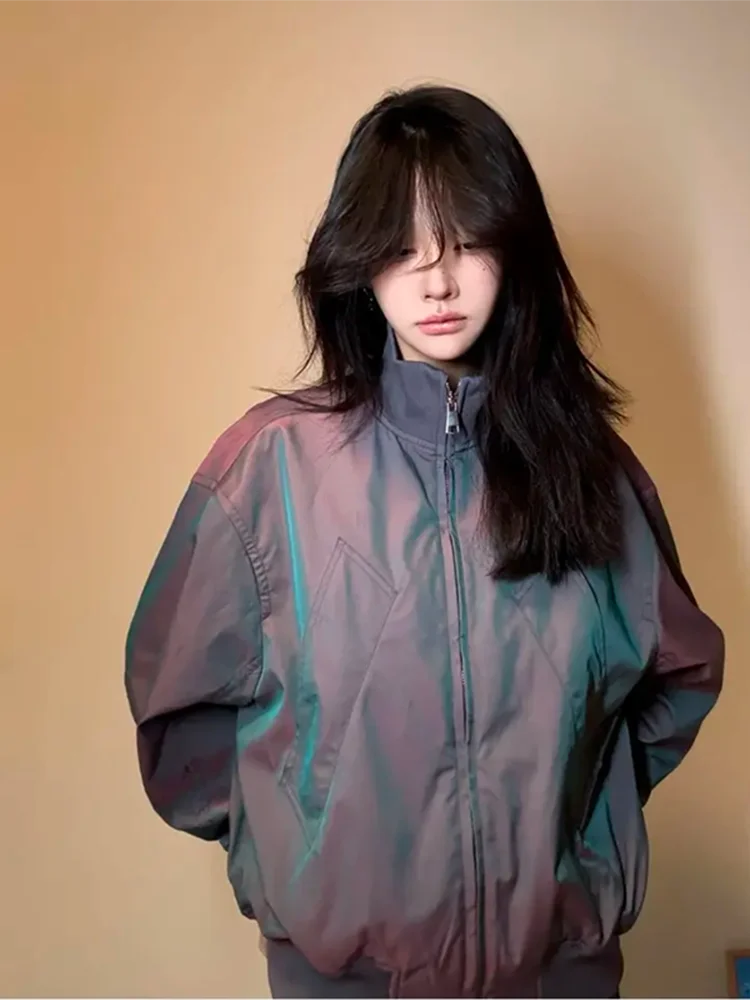 Satin Men's Baseball Jaet Spring 2025 New Design Stand Collar ort Outerwear Waterproof Polyester Fiber Long Sve
Satin Men's Baseball Jaet Spring 2025 New Design Stand Collar ort Outerwear Waterproof Polyester Fiber Long Sve