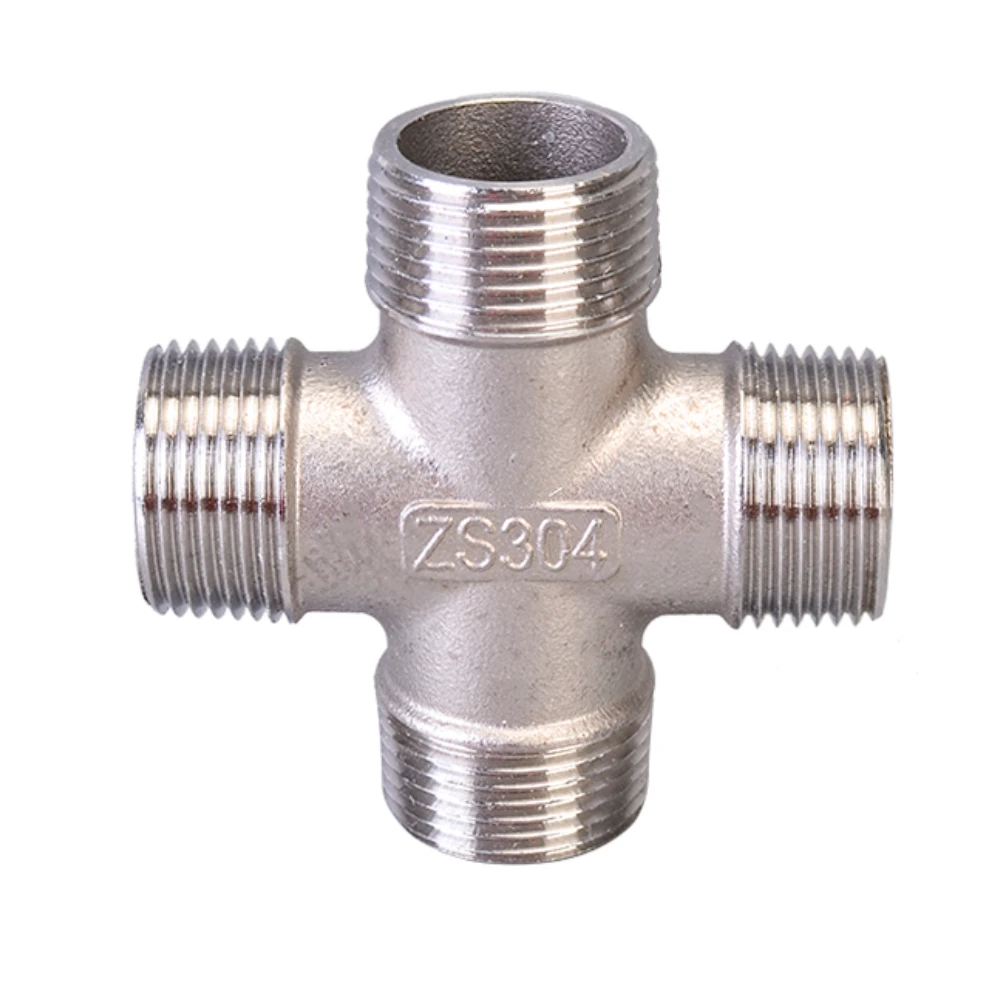 1/4" 3/8" 1/2" 3/4" 1" 1-1/4" 1-1/2" 2" BSP Male Cross 4 Ways Splitter 304 Stainless Pipe Fitting Connector Wate Gas Fuel Oil
1/4" 3/8" 1/2" 3/4" 1" 1-1/4" 1-1/2" 2" BSP Male Cross 4 Ways Splitter 304 Stainless Pipe Fitting Connector Wate Gas Fuel Oil
