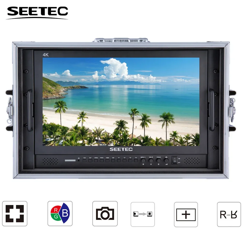 SEETEC P173-9HSD-CO 17.3 Inch IPS Desktop Monitor 3G-SDI 4K Broadcast Monitor with Carry-on LCD Director Monitor with Suitcase
SEETEC P173-9HSD-CO 17.3 Inch IPS Desktop Monitor 3G-SDI 4K Broadcast Monitor with Carry-on LCD Director Monitor with Suitcase