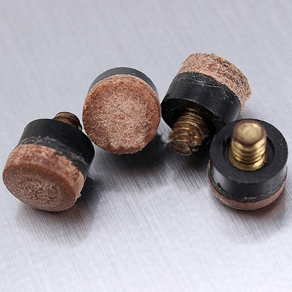 10-20 шт. 10 мм винтовые насадки для кия, снукерные бильярдные клюшки, запасные части для наконечника, экономичный бильярдный стол, клубный аксессуар для снукерного кия
10-20 шт. 10 мм винтовые насадки для кия, снукерные бильярдные клюшки, запасные части для наконечника, экономичный бильярдный стол, клубный аксессуар для снукерного кия