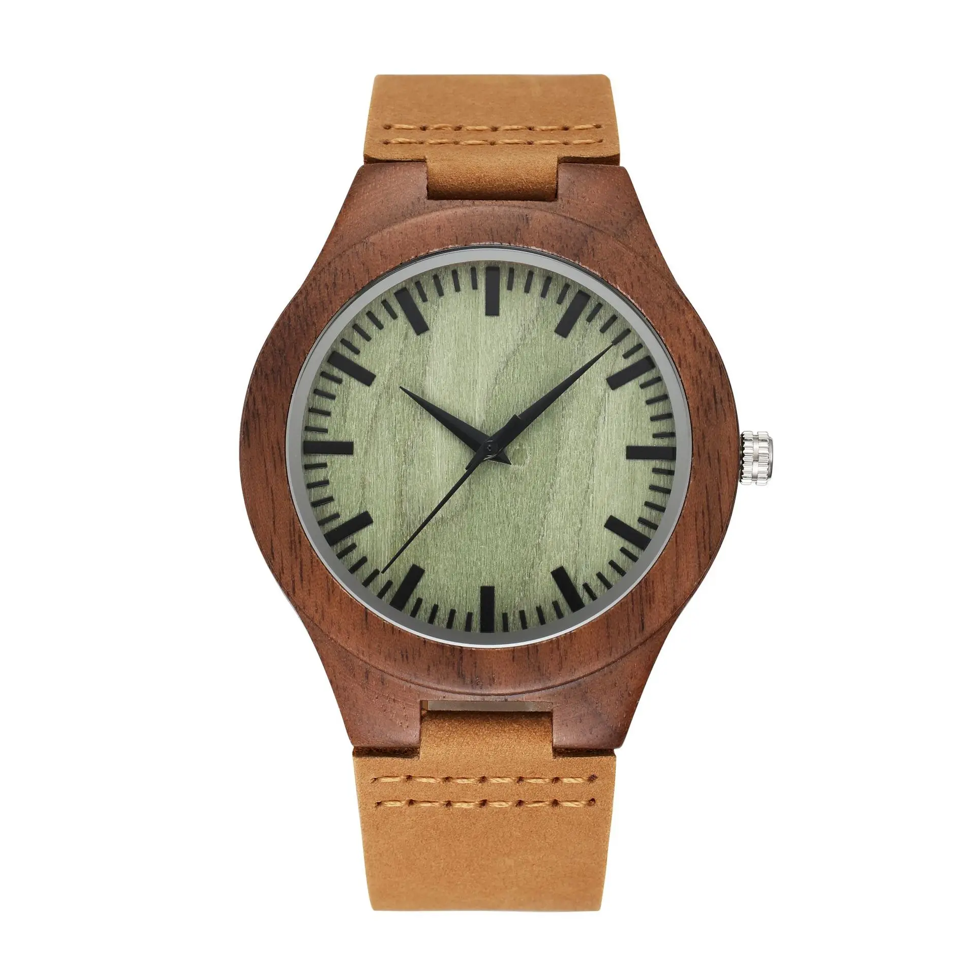 Men's Walnut Wood Cowhide Leather Strap Watch Wooden Case Analog Quartz Wristwatch for Dad Men Him
Men's Walnut Wood Cowhide Leather Strap Watch Wooden Case Analog Quartz Wristwatch for Dad Men Him