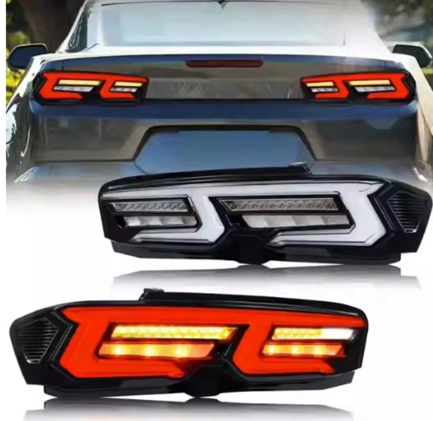 Задний фонарь автомобиля для Chevrolet camaro 19-23, указатель поворота, стоп-сигнал заднего хода
Задний фонарь автомобиля для Chevrolet camaro 19-23, указатель поворота, стоп-сигнал заднего хода
