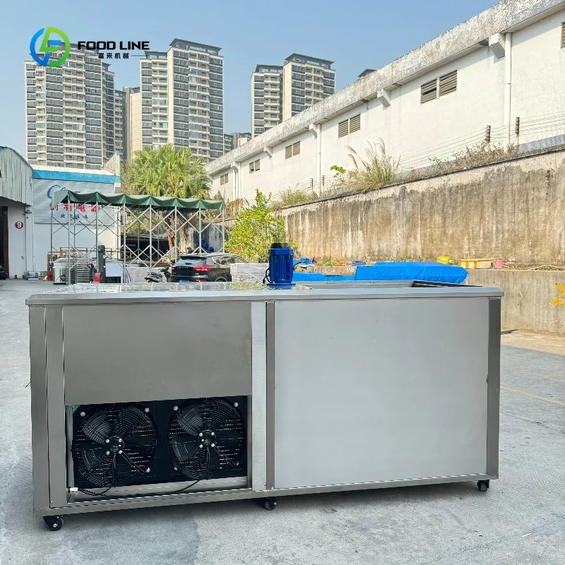 Custom Industrial 1000kg/24h Ice Block Machine 1 Ton 10 Molds 50kg Large Ice Brick Maker 380V for Fish Cooling Business
Custom Industrial 1000kg/24h Ice Block Machine 1 Ton 10 Molds 50kg Large Ice Brick Maker 380V for Fish Cooling Business