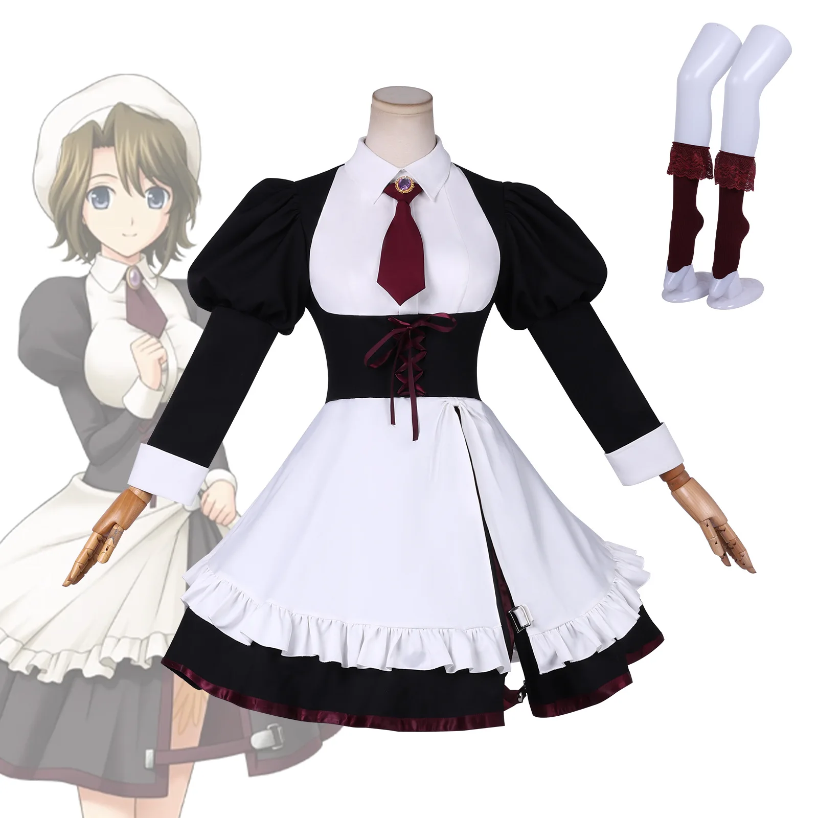 Umineko Shanon Dress Cosplay Costume Game Character Halloween Masquerade Performance Clothing for Women
Umineko Shanon Dress Cosplay Costume Game Character Halloween Masquerade Performance Clothing for Women