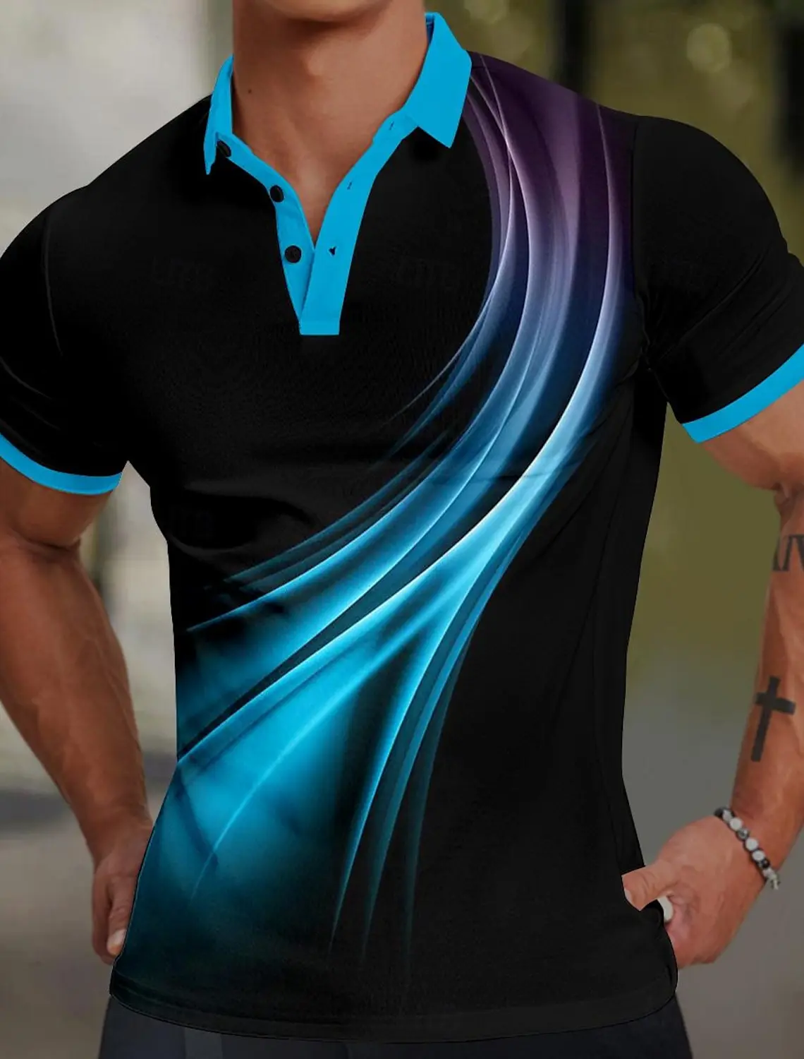 Optical Illusion Men's Leisure Printed Polo Shirt Summer Outdoor Golf Street Leisure Daily Short Sleeve Foldover Polo Shirt Top
Optical Illusion Men's Leisure Printed Polo Shirt Summer Outdoor Golf Street Leisure Daily Short Sleeve Foldover Polo Shirt Top