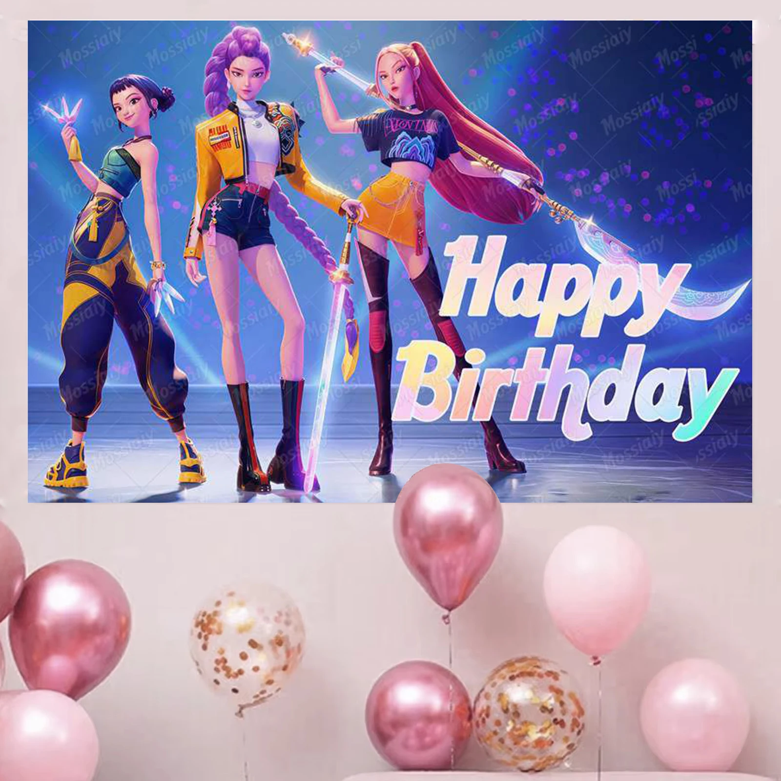 Backdrop Decor Background Cloth - K-Pop Party Decorations, Photo Booth Backdrop for Kids Birthday, Live Stream, Room Wall Decor
Backdrop Decor Background Cloth - K-Pop Party Decorations, Photo Booth Backdrop for Kids Birthday, Live Stream, Room Wall Decor