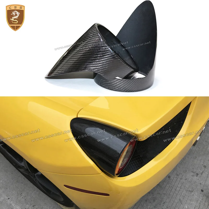 2pcs Car Rear Tail Light Protection Cover For Ferrari 458 OEM Style Carbon Fiber Brake Turn Signal Lamp Cap Exterior Accessories
2pcs Car Rear Tail Light Protection Cover For Ferrari 458 OEM Style Carbon Fiber Brake Turn Signal Lamp Cap Exterior Accessories