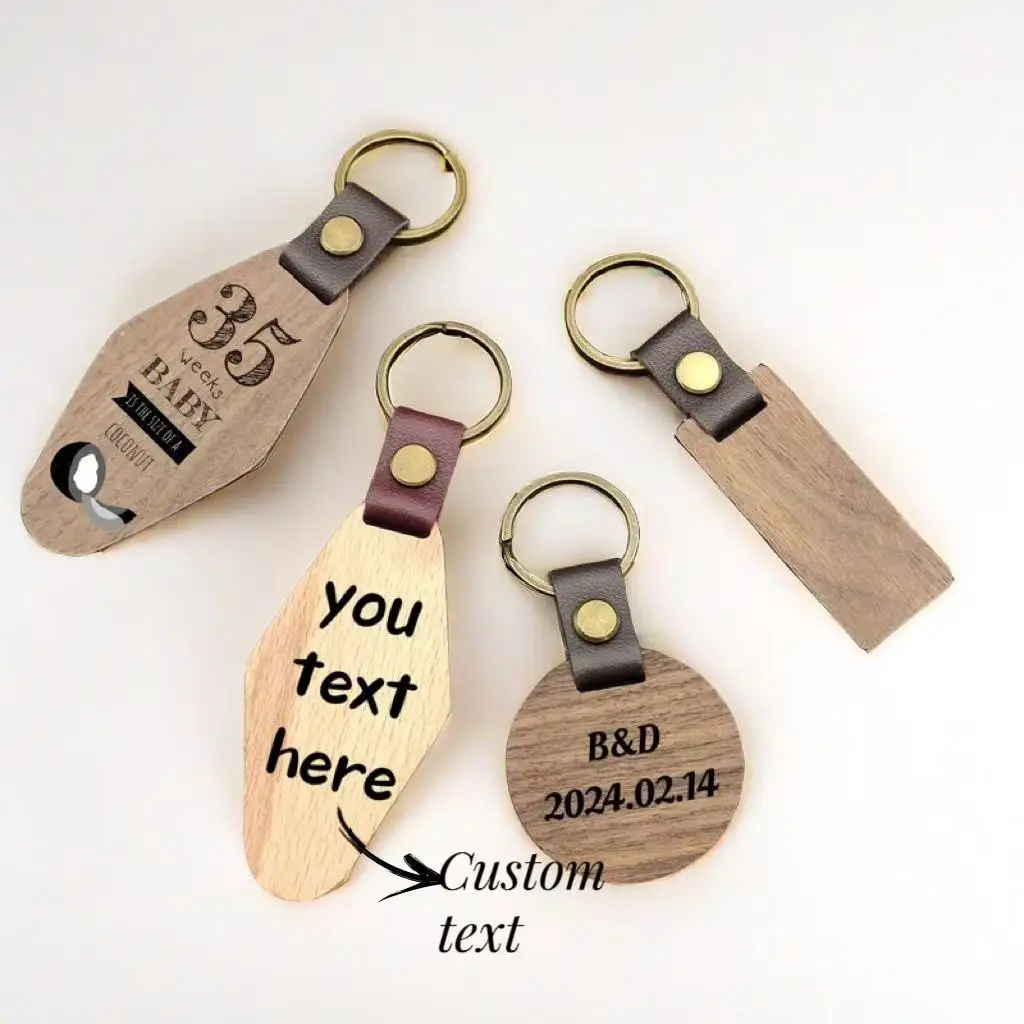 1pc New Personalized Keychain Round Walnut Customizable Photo Name Letter Men Car Key Ring Girl Bag Accessories Holiday Gift
1pc New Personalized Keychain Round Walnut Customizable Photo Name Letter Men Car Key Ring Girl Bag Accessories Holiday Gift