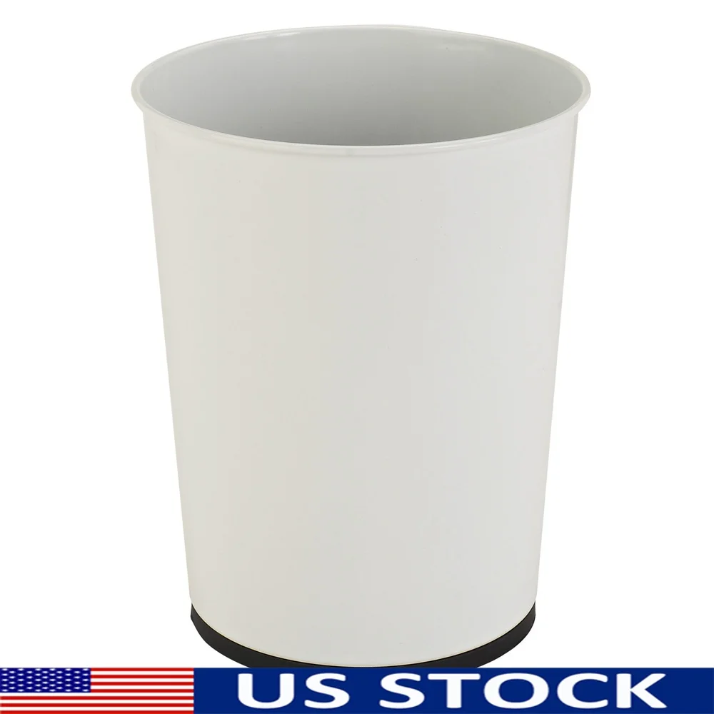 Компактный 3-галлонный железный мусорный бак для ванной комнаты, легкая круглая мусорная корзина, идеальный домашний офис, общежитие, использование в помещении 
Компактный 3-галлонный железный мусорный бак для ванной комнаты, легкая круглая мусорная корзина, идеальный домашний офис, общежитие, использование в помещении