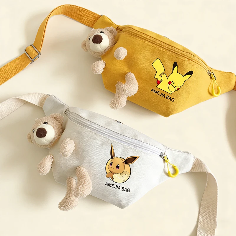 Pokemon Pikachu ShoulderBag Pack Sports Traveling Running Crossbodybag Chest Bag Wallets Waist Pack Phone Bag for Boys Girl
Pokemon Pikachu ShoulderBag Pack Sports Traveling Running Crossbodybag Chest Bag Wallets Waist Pack Phone Bag for Boys Girl