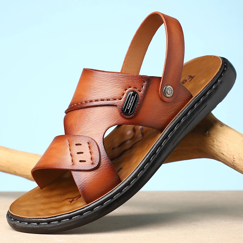 Sandals 2025 summer new super fiber one foot casual sandals for men, simple latex pad beach shoes, anti slip men's shoes
Sandals 2025 summer new super fiber one foot casual sandals for men, simple latex pad beach shoes, anti slip men's shoes