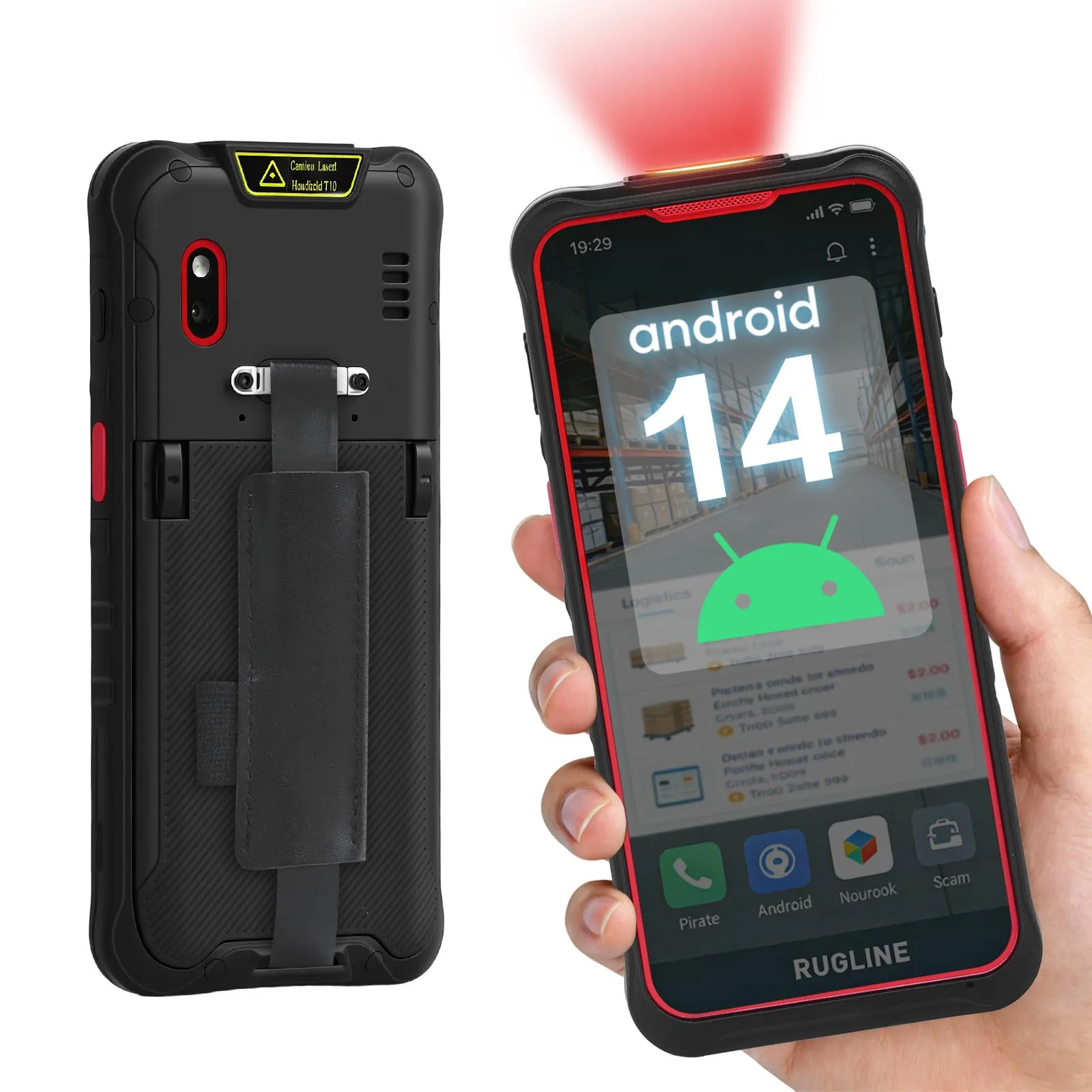 Android 14 Zebra SE5500 Long Range Scanning 2D Barcode Scanner 6000 Battery Hot Swap Handheld Scanner 6GB+64GB Rugged PDA 4G
Android 14 Zebra SE5500 Long Range Scanning 2D Barcode Scanner 6000 Battery Hot Swap Handheld Scanner 6GB+64GB Rugged PDA 4G