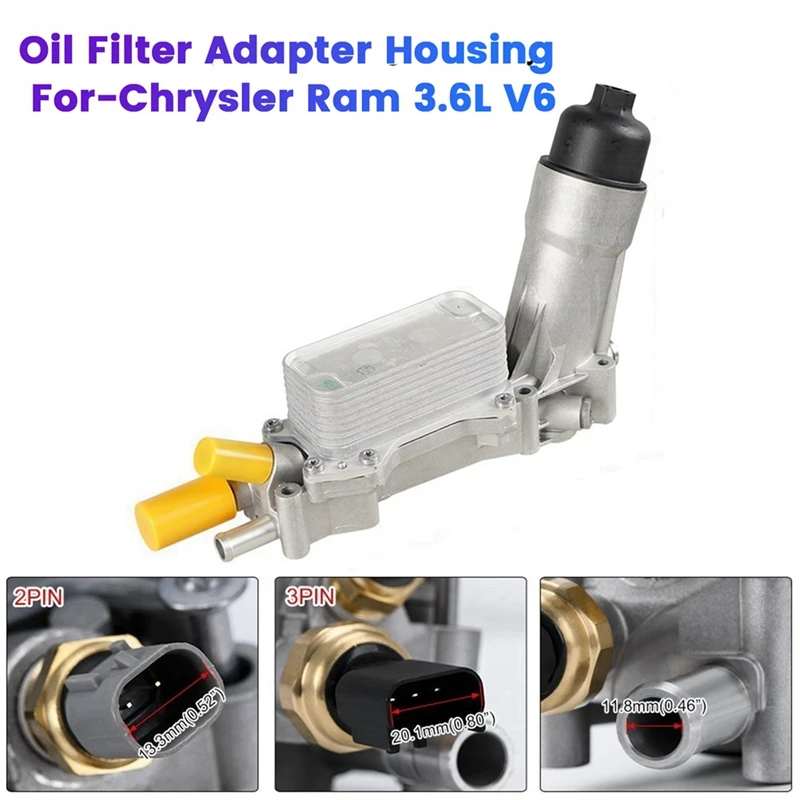 Aluminum Engine Oil Cooler Filter Housing Assy 68105583AA 68310865AB For Dodge Jeep Chrysler Ram 3.6L 11-16 68105583AF
Aluminum Engine Oil Cooler Filter Housing Assy 68105583AA 68310865AB For Dodge Jeep Chrysler Ram 3.6L 11-16 68105583AF